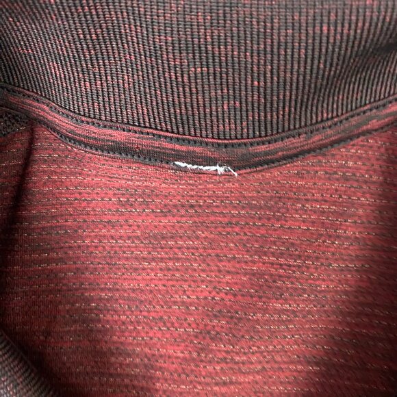 Lululemon Metal Vent Tech Polo Shirt Men's XXL Burgundy Red Golf Performance - Picture 3 of 10